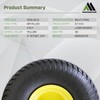 MARASTAR 21425 15x6.00-6 Tire and Wheel Assembly, Replacement Riding Lawn
