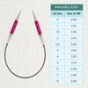 KnitPro K47060 Circular Knitting Needle Metal Pink 25 cm /