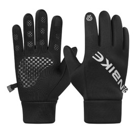 INBIKE Winter Gloves for Men Women Touch Screen Cold Weather Thermal Warm Anti-Slip Black Gloves