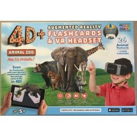 ReTrak 4D Utopia 360° Animal Zoo: Augmented Reality Cards & VR Headset Toys