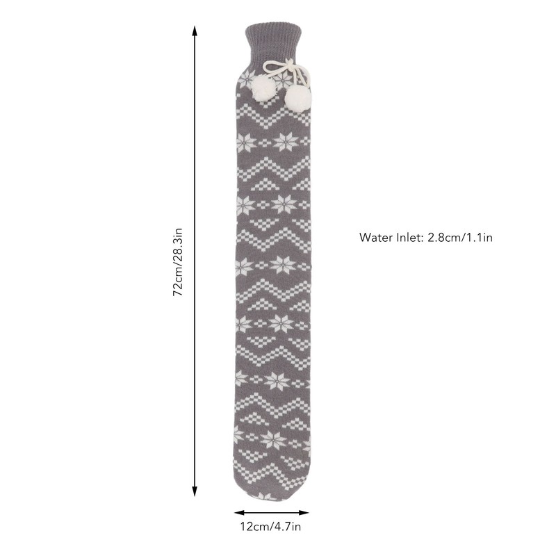 Hot Water Bag 72cm 2000ML Fast Heat Transfer Water Injection
