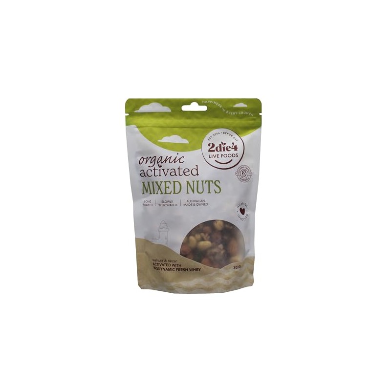 2Die4 Live Foods Activated Organic Mixed Nuts 300g