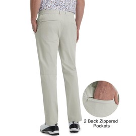 M MAELREG Casual Pants for Men Performence Lightweight Trousers - 30"/32"/34" Classic Fit Business Mens Golf Pants