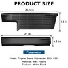 BIBLOZ Inside Door Sill Protector Compatible with Toyota Grand Highlander