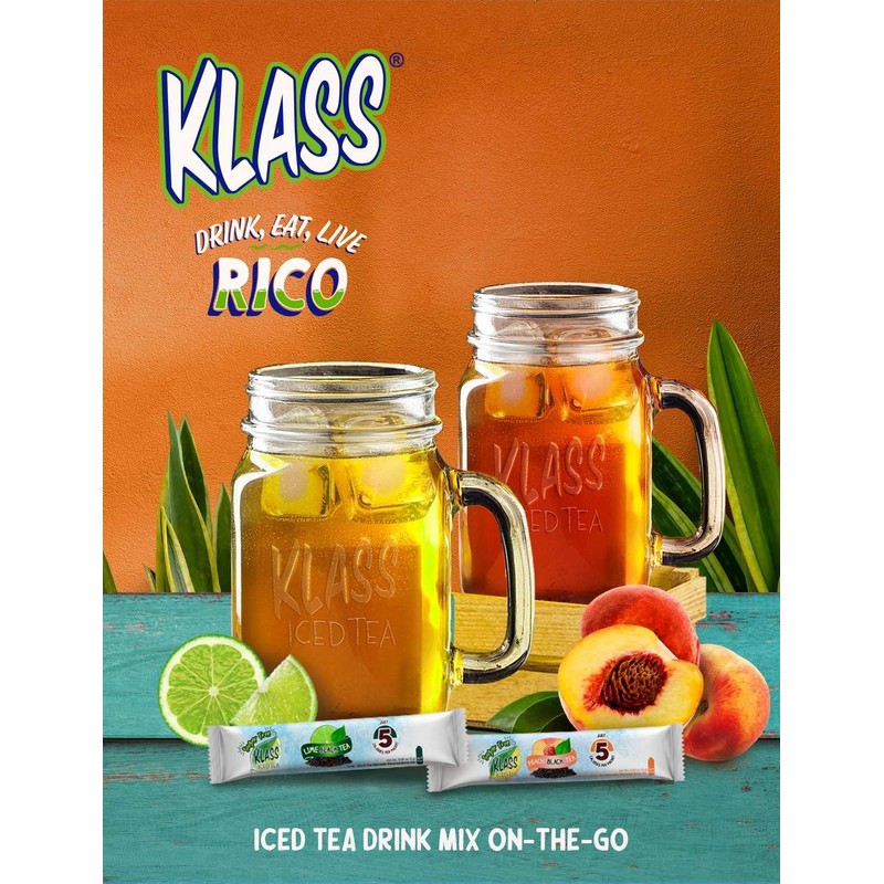 Klass Iced Tea Drink Mix - Sugar Free Variety Pack