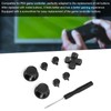 Game Controller Aluminum Alloy Buttons Thumb Stick Set Replacement Parts