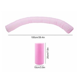 Hamster Tunnel Tubes for Small Animals - Extendable Exercise Tube Pets Foldable Extension Tube Mink Guinea Pig Marmot Hedgehog Chinchilla Rats and Dwarf Rabbits, Pink
