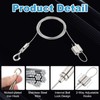 PATIKIL 2Pcs Adjustable Picture Hanging Wire Kit, 3 Meters /9.8