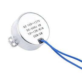 Synchronous Motor Tyj50-8A,synchron Motor e199324, 1pc AC 100-127V 4W Synchronous Motor 50/60Hz CCW/CW Synchron Geared 0.8-1RPM / 2.5-3RPM 10-12RPM 15-18RPM (10-12 RPM)