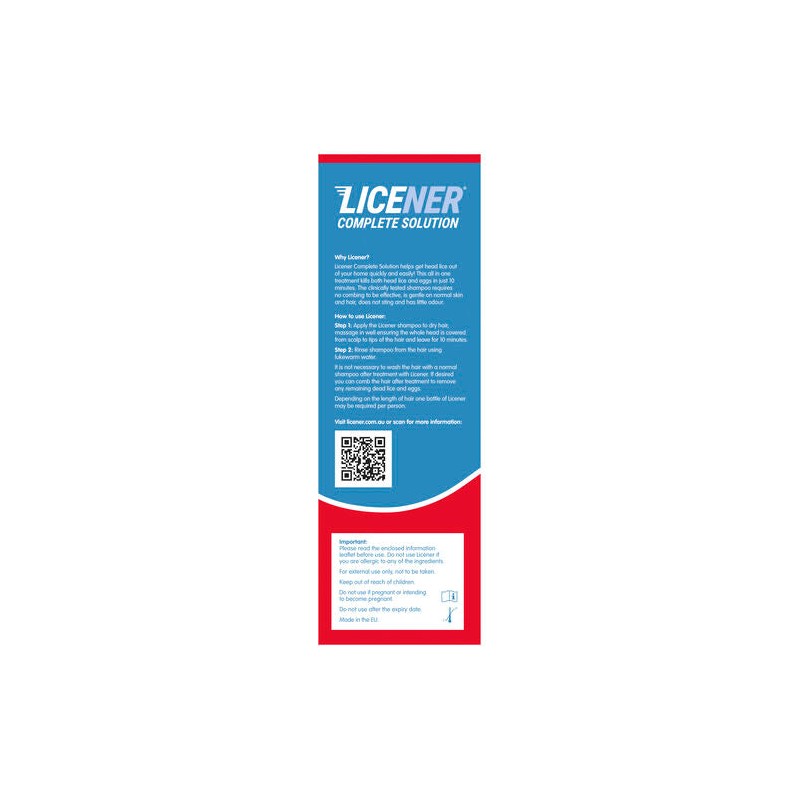 Licener Head Lice Treatment 100mL