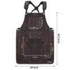 Zytrus Leather Apron, Heavy Duty Leather Tool Apron for Men