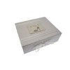 White Cotton Cards My Wedding Shoes Large Keepsake Box