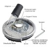 BGTXINGI Dust Shroud Kit Dry Grinding Dust Cover 100-150MM Adjustable