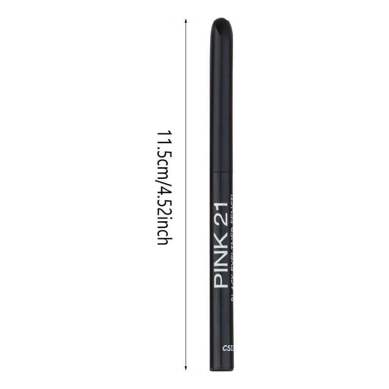 Delineador Negro 12pcs Impermeable Larga Duración Mate