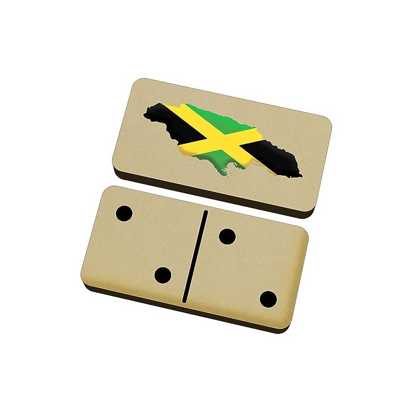 Azeeda 'Jamaica Country' Domino Set & Box (DM00038015)
