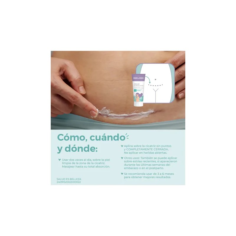 Mom Crema Cuidado Cicatriz Cesárea 40g