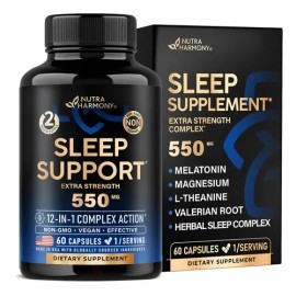 Pastillas Dormir Nutraharmony Cápsulas Melatonina Magnesio