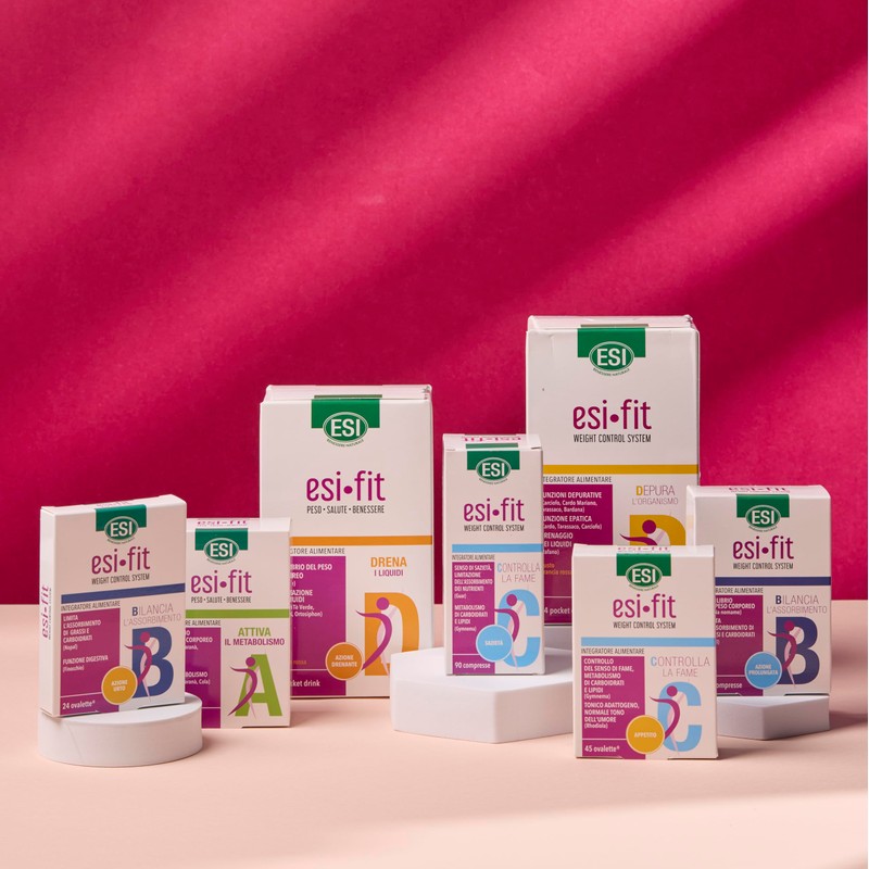ESI Fit Drena, Integratore Alimentare con Pilosella, Tè Verde, Potassio