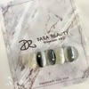 Dara Beauty February Art of the MonthBlack Vertical Gradient Nail❣