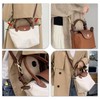 CHGCRAFT 2 Pairs 2 Colours Leather Unadulterated Bag D Ring