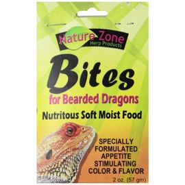 Nature Zone Snz54620 Bearded Dragon Bites Soft Moist Food, 2-Ounce