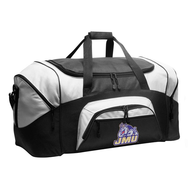 LARGE JMU Duffel Bag James Madison University Suitcase or Gym Bag For Men Or Her