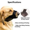 EZONEDEAL Dog Muzzle,Breathable Anti-Biting, Barking and Chewing Dog Mouth Cover,