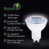 Bioluz LED 2700K, Non-Dimmable, 500 Lumens, 7 Watts (50W Equiv),
