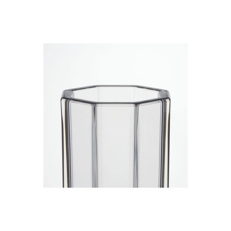 FOYER 2300182 Unbreakable Flower Base Interior Polycarbonate, Single Vase, H