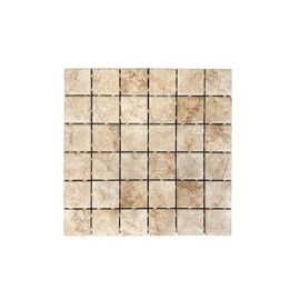 Chateau Cape Coast 2x2 Stone Look Ceramic Mosaic Tile Wall Floor, Dot Mounted on 12x12 Sheet, 1 sq ft