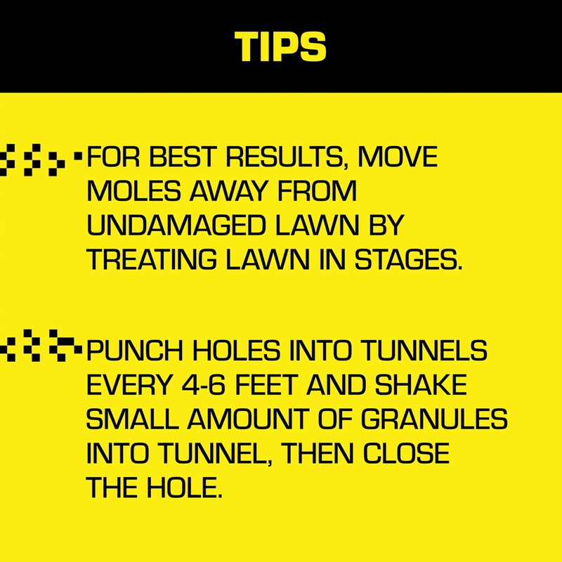 Tomcat Mole & Gopher Repellent Granules, Safe for Lawn and