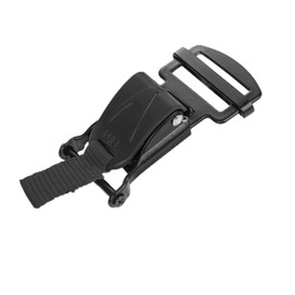 Helmet Quick Release Buckle Kit, Motorcycle Helmet Chin Strap Buckle for Chin Strap Up to 1" Helmet Quick Release Buckle Disconnect Compatible with D-Ring Half 3/4 Full Face Helmet (Black)