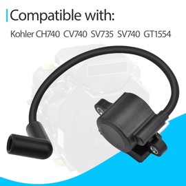 DSAI Ignition Coil Compatible with Kohler CH740 CV740 SV735 SV740 GT1554 Engine Replace 24-755-172-S 24-755-173-S 24-584-90-S