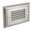 American Lighting SGL-HL-SS Horizontal Louver Faceplate for LED Step Light,