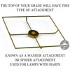 FenchelShades.com 4" Square Top x 9" Square Bottom 8" Slant