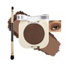 Single Nude Eyeshadow Palette Matte Dark Brown,Smooth Velvet Pressed Powder