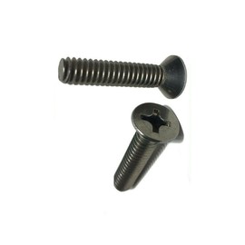 Pr-Mch Package of 250, 1/4"-20 x 3" Phillips Flat Head Machine Screws Bolts Stainless Steel Metal Set Kit #DR-D6602D