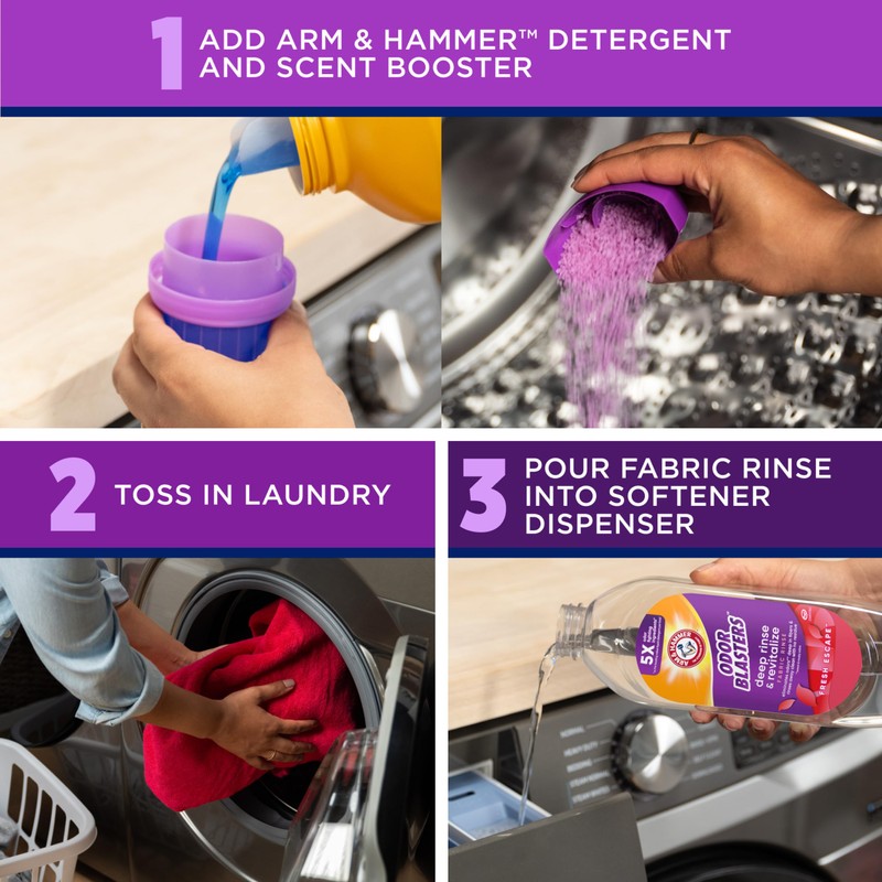 ARM & HAMMER Odor Blasters Deep Rinse and Revitalize Fabric