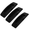 Kemcatui 4 Pack Self Adhesive Handles, Black Self Stick Handle