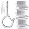 PlusRoc 30 Pack Christmas Light Hooks for Outside String Light