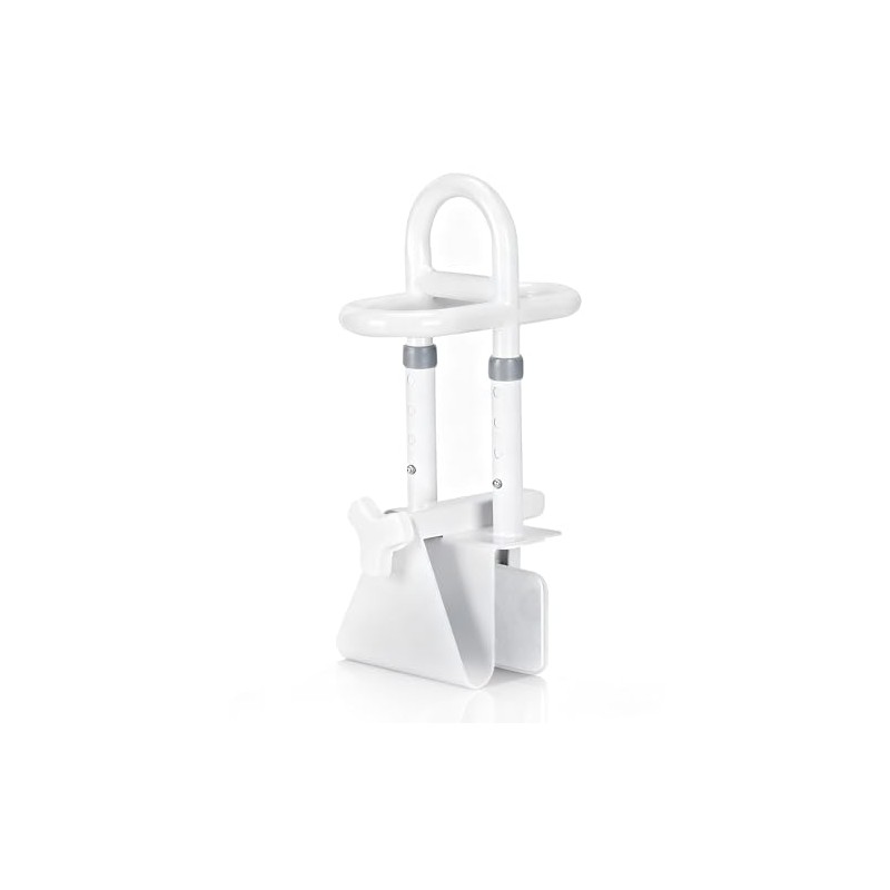 Bathtub Grab Rails, Adjustable Width 9-17cm and 4 Heights,150kg Load