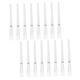 Ipetboom 16pcs Transparent Handle Facial Mask Brushes for Easy Application and Clean Up Durable and Material Essential for Skin Care Routine