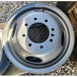 16" Steel Dual Wheel 8 Lug - 4.77" Center Hole diameter - GRAY