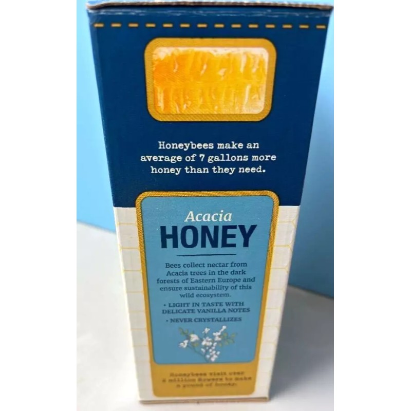 Savannah Bee Company Honey Trio - Honeycomb, Acacia Honey, Orange