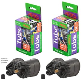 Aero Sport Bicycle Bike Butyl Inner Tubes 20" x 1.75-2.125 SET X 2