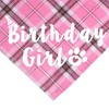 JOTFA Dog Birthday Bandana, Multi Sizes Birthday Bandana for Dogs