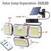 Solar Motion Sensor Wall Light for Outdoor Use – Adjustable