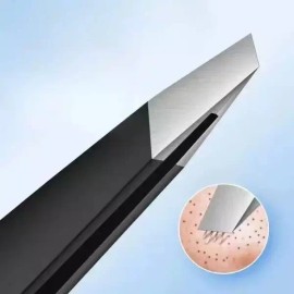 Product Detail Description Reference 속눈썹 핀셋 및 자란 제모를 위한 경사 플랫 포인트 미용 도구가 있는 스테인레스 스틸 검은 눈썹 Stainless Steel Black Eyebrow with Inclined Flat Point Beauty Tool for Eyelash Tweezing and Hair Removal [Point]