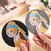 Whimsical Cat Masterpieces Diamond Art Painting Coasters Kits for Adult,