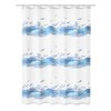 Kleine Wolke 733 Textile Shower Curtain Seaside Design Crocus Blue